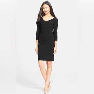 DVF Diane von Furstenberg stretch-knit "Bevin" dress in Black Size 0